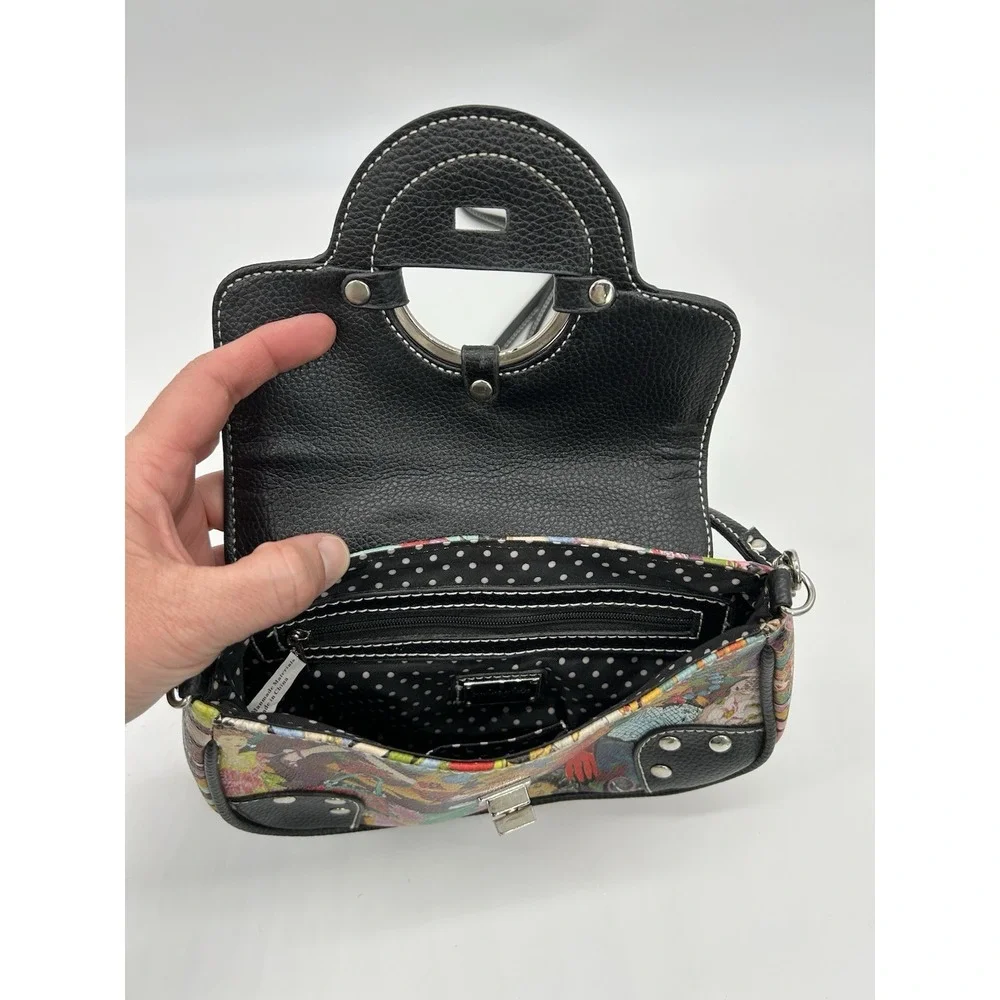 Vtg Y2K Sydney Love City Edition‎ Diva Graphic Print Crossbody Shoulder Bag EUC